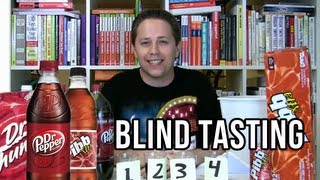 Blind Tasting the Peppers Dr Pepper Pibb Xtra Dr Thunder Dr Perky Soda Tasting 15 [upl. by Gnirps851]