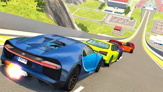 High Speed JumpsCrashes Compilation 56  BeamNG Drive Satisfying Car Crashes [upl. by Lav]