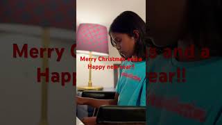 Merry Christmas and a Happy New Year by Maanvi [upl. by Tasiana]