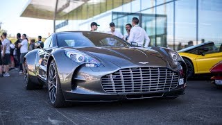 Aston Martin ONE77 Start up amp Driving [upl. by Pazia218]