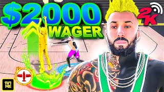 I WAGERED the HIGHEST EARNING PG on NBA 2K25 [upl. by Wolfie]