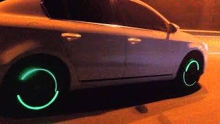 Auto LED Tire Valve Stem Cap Lights  Car Wheel Valve Cap Neon Flash Lights [upl. by Mcclish283]