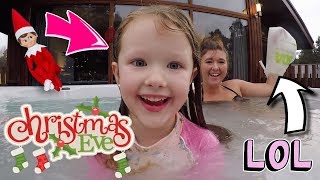 CHRISTMAS EVE SPECIAL  HOT TUB PARTY  SECRET SANTA REVEALED  FAMILY TRADITIONS VLOGMAS DAY 25 [upl. by Wehttan]