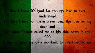 Wolfe Tones  Grace Lyrics [upl. by Fan]