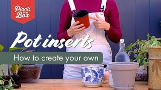 How to Create your own pot inserts for ANY planter [upl. by Evreh]