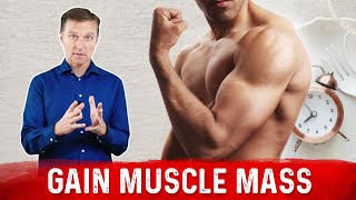 Intermittent Fasting and Muscle Mass Gain – DrBerg [upl. by Znarf]