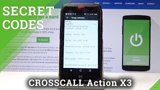 Secret Codes CROSSCALL Action X3  Advanced Info  Hidden Mode [upl. by Philis]