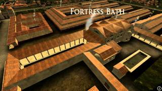 Animation of ancient Roman Fort in Caerleon Wales [upl. by Evilc]