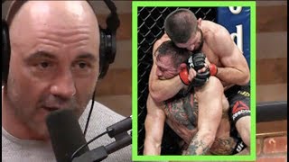 Joe Rogan  Conor Didnt Tap Prematurely Against Khabib [upl. by Kelwunn]