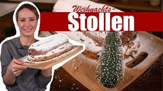 SAFTIGEN CHRISTSTOLLEN MIT MARZIPAN selber backen [upl. by Elson]