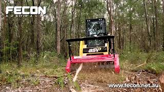 Fecon Skid Steer Mulchers RK5015 Std Flow Blackhawk BH74 amp BH85 [upl. by Einneb882]