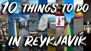 10 THINGS TO DO IN REYKJAVIK  Iceland Places to Visit Iceland Tips [upl. by Enelra943]