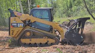 Cat Mulcher Attachment  Walk around and Demo [upl. by Ynnaej109]