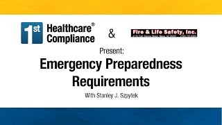 Emergency Preparedness Requirements [upl. by Eliam]