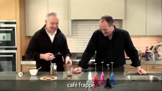 How to make a frappé coffee using an aerolatte milk frother [upl. by Lyris655]