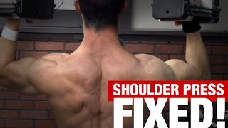 Overhead Shoulder Press 3 MISTAKES [upl. by Ahsat136]