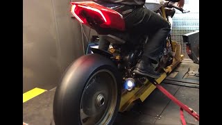 Ducati Panigale V4R Dyno run [upl. by Glassco]