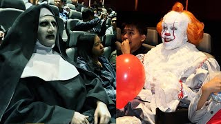 FUNNIEST Scare Pranks COMPILATION  Pennywise VS Valak Whos Scarier [upl. by Needan]