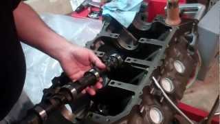 Installing Cam Bearings and Cam [upl. by Calli]