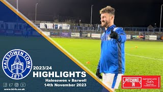 HIGHLIGHTS  Halesowen v Barwell 141123 [upl. by Assile]