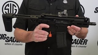 SIG Sauer  MCX Rattler 300 Blackout w Pistol Brace [upl. by Elena]