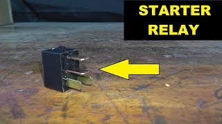 How To Test and Replace A Starter Relay [upl. by Drusie432]