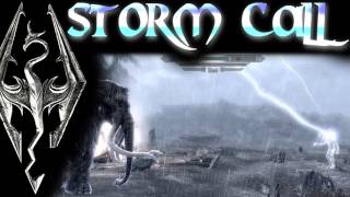 Skyrim Dragon Shouts  Storm Call [upl. by Ylellan]