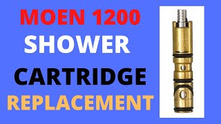 MOEN 1200 SHOWER CARTRIDGE REPLACEMENT [upl. by Haroun256]