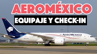 Aeroméxico equipaje permitido y check in [upl. by Shaylyn297]