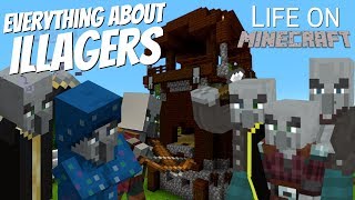 Everything about the Illager in Minecraft Pillagers Vindicators Evokers amp more Life on Minecraft [upl. by Penney441]