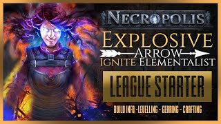 Explosive Arrow Ignite Elementalist POE 325 Updated POB [upl. by Shirk]