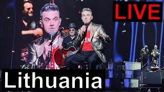 Robbie Williams  Kaunas Lithuania [upl. by Nhar]