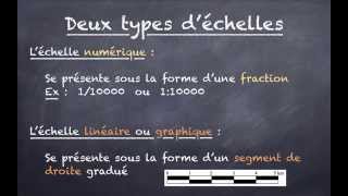 GEO4  Les échelles cartographiques [upl. by Assilrac]