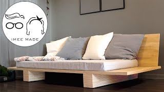 Simple DIY Lounge Sofa Made With Plywood and Twin Size Mattress [upl. by Hungarian]