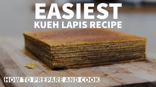 How to make Kueh Lapis  Lapis Legit  Bake [upl. by Kries766]