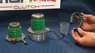 How To Bleed a Hydraulic Throwout Bearing  Mantic Clutch USA [upl. by Ssepmet]