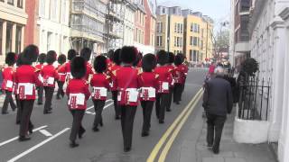 Band of the Coldstream Guards Welsh Guards Windsor April 10 2015 [upl. by Elmajian521]