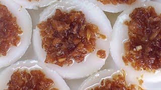 Chwee Kueh 水粿 Steamed Rice Cakes [upl. by Enyad]