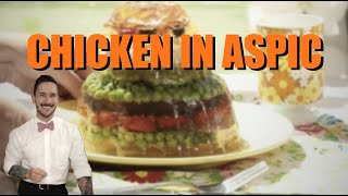 Chicken In Aspic from1962  Retro Recipes Kitchen [upl. by Adelpho]