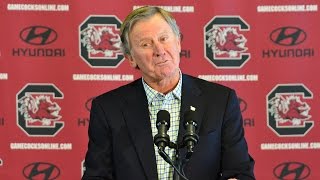 Steve Spurrier Resignation Press Conference  101315 [upl. by Sicular]