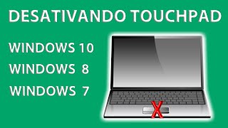 Como desativar Touchpad do notebook  Todos Windows [upl. by Dorwin]