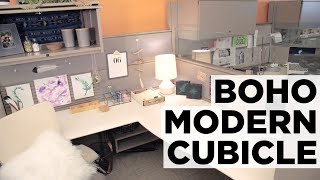 NatureInspired Cubicle Makeover  HGTV [upl. by Ahoufe324]