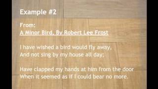 Examples of Couplet in Poetry [upl. by Shirlee]