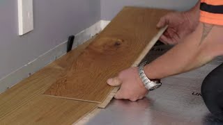 How to Install Click Together Flooring  Mitre 10 Easy As DIY [upl. by Haldis]