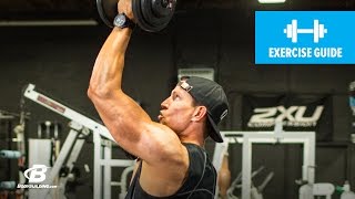 How To Dumbbell Rotational Shoulder Press  Shoulder Exercise Guide [upl. by Sharman]