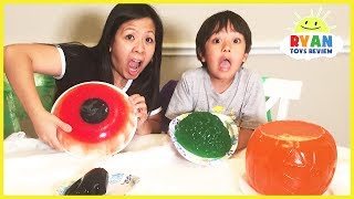 Halloween Gummy Food vs Real Food challenge [upl. by Melena577]