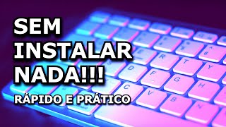 Como Treinar Digitação com Programa Online e Grátis [upl. by Aerbma]