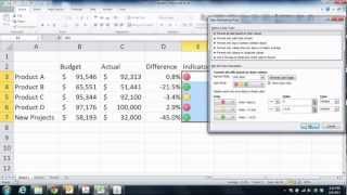 Creating Performance Indicators with Excel 2010 Conditional Formatting [upl. by Rockwell]