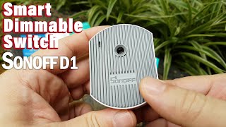 Sonoff D1 Smart Dimmer Switch [upl. by Naujit]