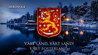 National Anthem of Finland Swedish Version  quotVårt landquot [upl. by Pozzy]